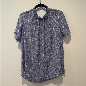 Cooper & Ella Purple and Blue Floral Top